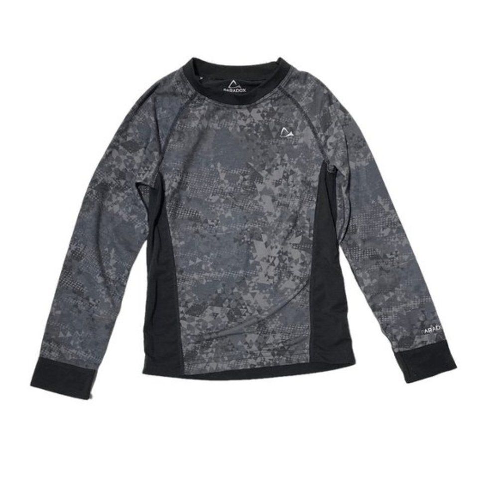 𝅺paradox Dri Release Long Sleeve Athletic Shirt Black/Graphic